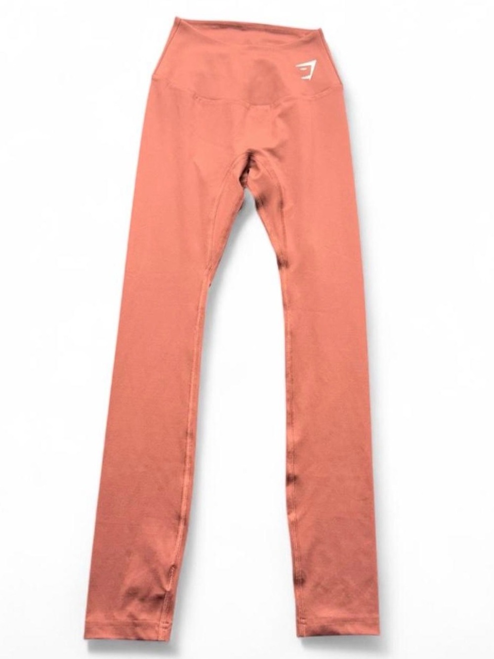 Gymshark High-Waist Leggings in Reddish-Brown